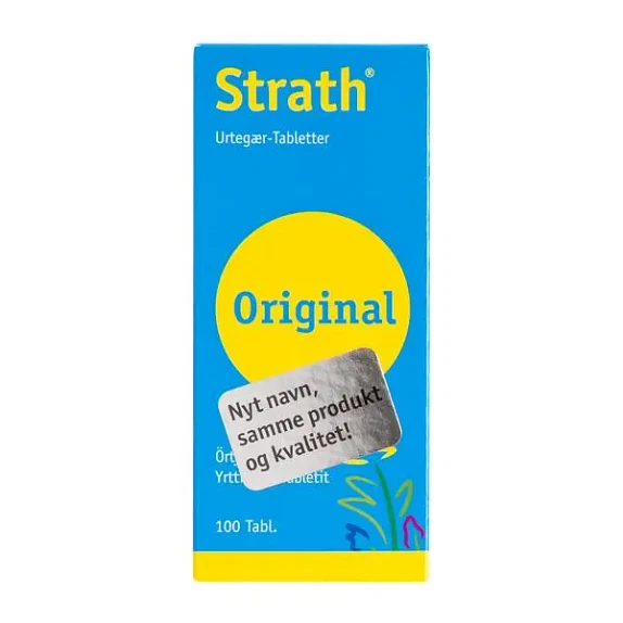 Strath 100 Urtegær-tabletter